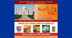 Desktop Screenshot of kukusrestaurant.com